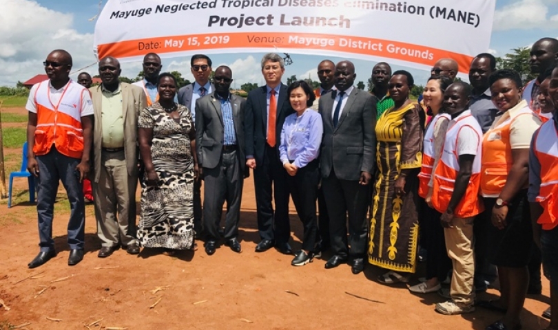 project launch of neglected diseases by World vision and Korea Cooperation Agency